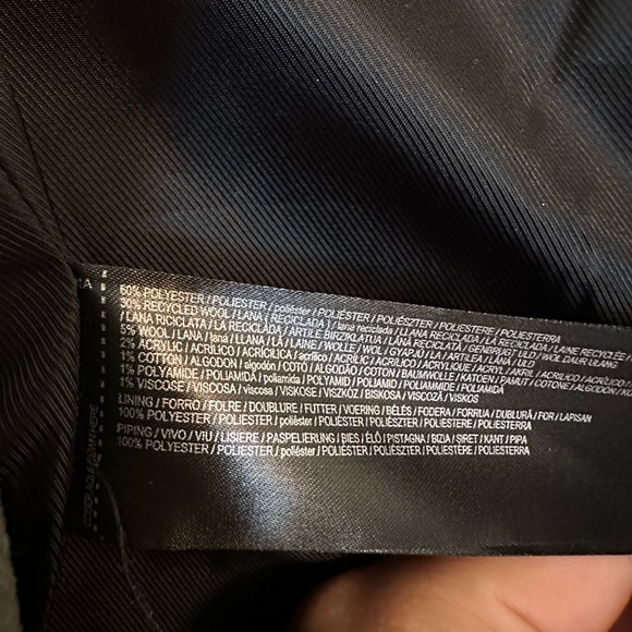 MNG WOOL BLEND DOUBLE BREASTED COAT SIZE small - Picture 6 of 6